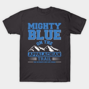 Mighty Blue design (white mountains) T-Shirt